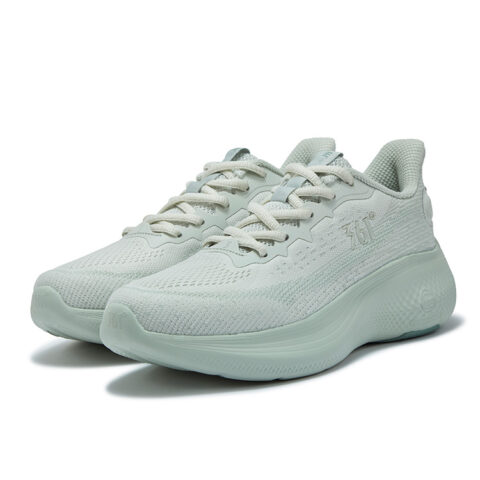 361° Slip Resistant Abrasion Resistant Low top Casual Running Shoes Women’s White Green