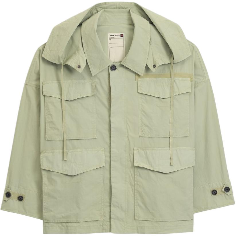 ZARA Jackets & Coats Men’s Light Blue