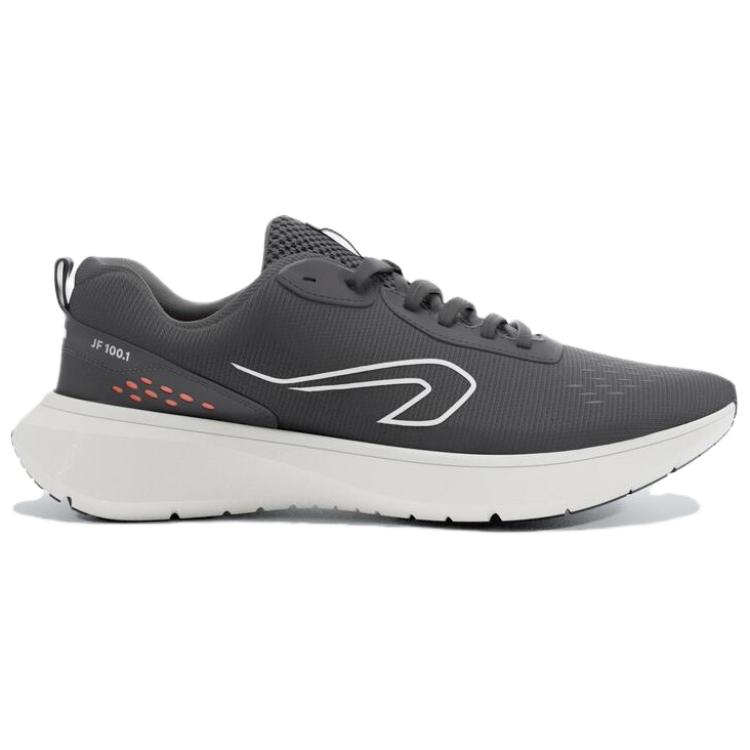 DECATHLON JF100.1 Cushioning Abrasion Resistant Cushioning, Wear Resistant Low top Casual Running Shoes Women’s Black