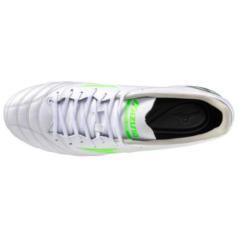 Mizuno Morelia Neo 4 AG Artificial Ground Soccer Shoes Unisex White Green