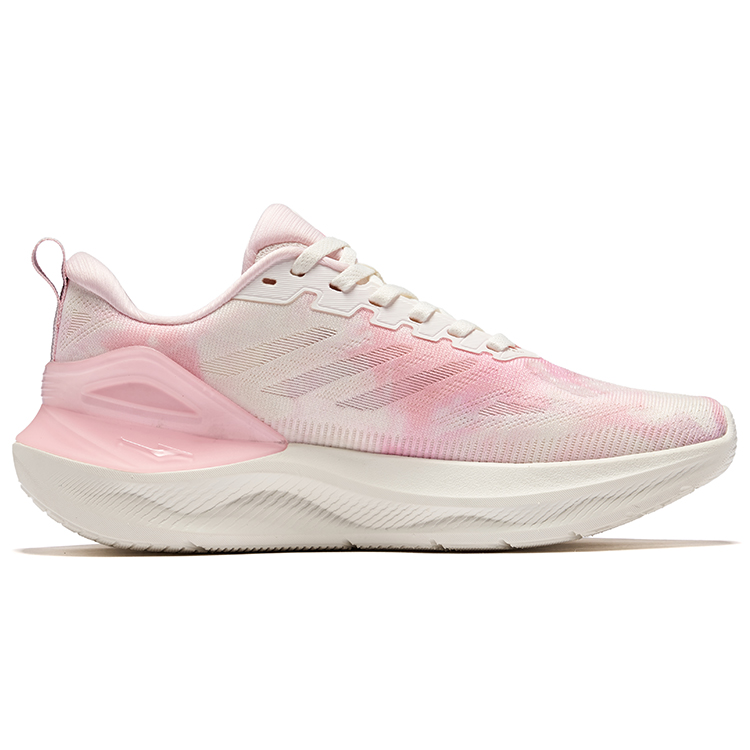 Erke Cushioning Breathable Rebound Low top Sprint Running Shoes Women’s Microcrystal Lotus Petal Pink