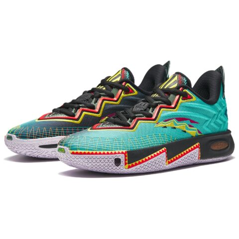Anta KAI 2 Cushioning Slip Resistant Abrasion Resistant Rebound Low top Basketball Shoes Men’s Green Black Blue