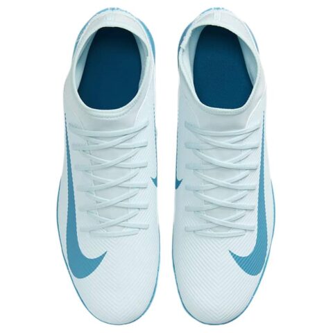Nike Mercurial Superfly 10 Artificial Turf Slip Resistant Abrasion Resistant Soccer Shoes Men’s Blue