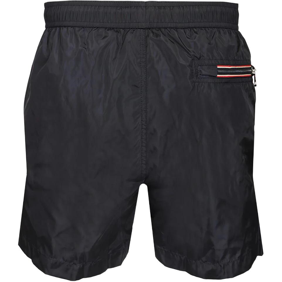 Moncler Logo Patch Drawstring Swim Shorts