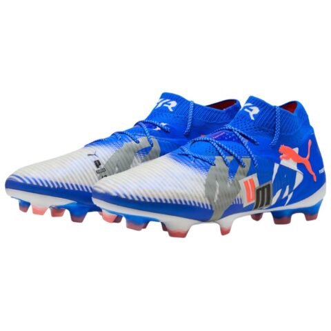 PUMA FUTURE 8 Soccer Shoes Unisex Blue White