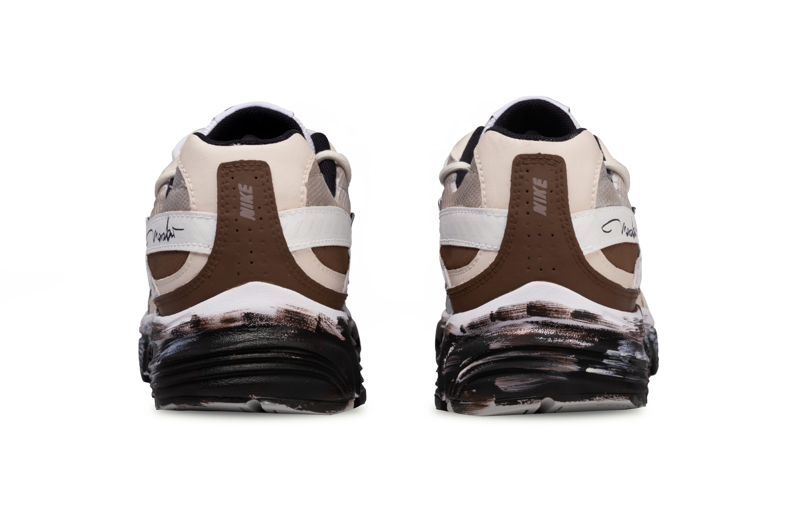 Nike Initiator Cushioning Breathable Support Low top Casual City Commuting Running Shoes Men’s Coffee
