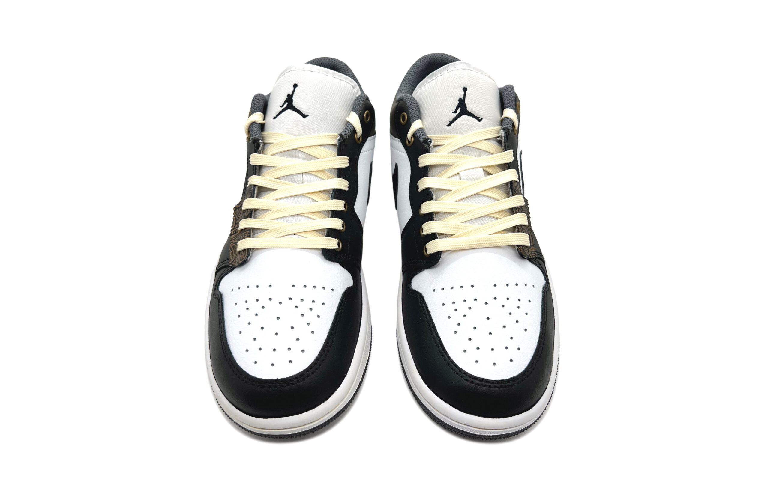Jordan Air Jordan 1 Low top Vintage Basketball Shoes Unisex Black