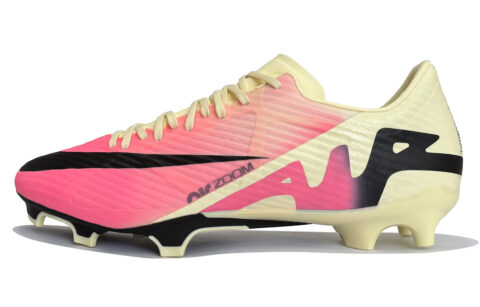 Nike Zoom Vapor 15 Slip Resistant And Breathable Soccer Shoes Men’s Yellow Pink