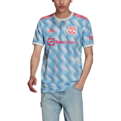 Adidas Manchester United Soccer Jersey Men’s Blue
