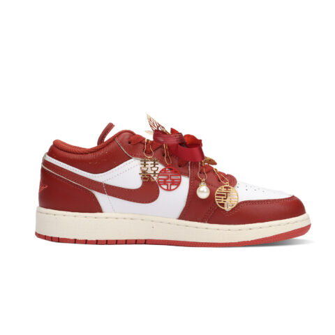 Jordan Air Jordan 1 Love Forever Cushioning, Wear Resistant Low top Vintage Basketball Shoes Women’s Red