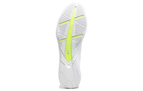 DECATHLON IC/in Cushioning Slip Resistant Abrasion Resistant Breathable Soccer Shoes Men’s White Yellow
