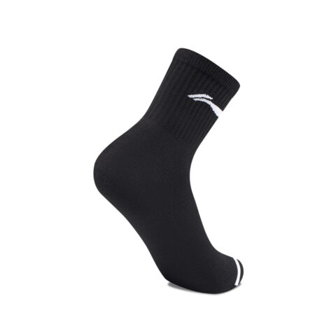 Li Ning Glory Series Crew Socks Unisex 3 Pack Black