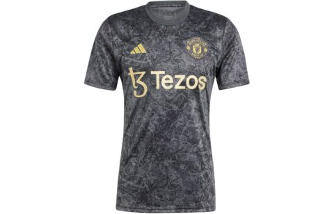 Adidas Free Shipping With AdiClub Manchester United Stone Roses Pre-Match Jersey