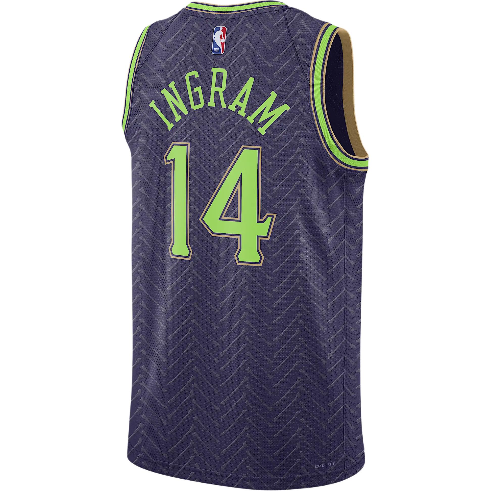 Nike Brandon Ingram New Orleans Pelicans 2024/25 City Edition Men’s Nike Dri-FIT Nba Swingman Jersey