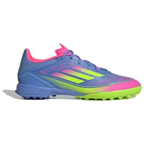 Adidas F50 League Turf Blue Fusion Lucid Lemon Lucid Pink