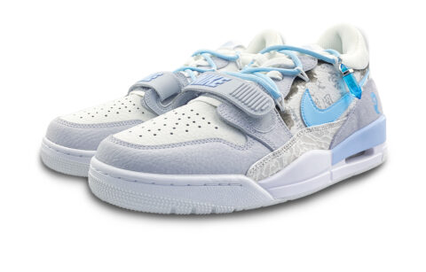 Jordan Legacy 312 Low top Vintage Basketball Shoes Men’s Blue White