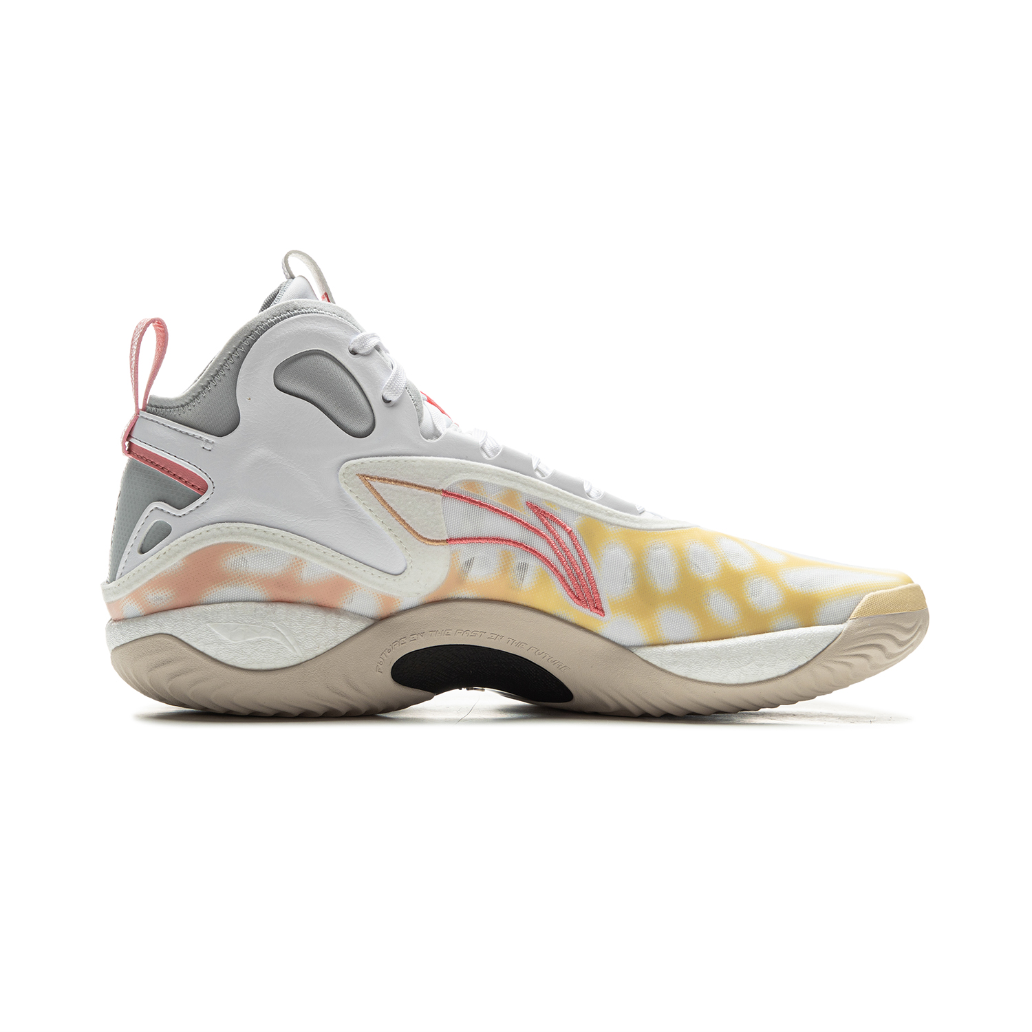 Li Ning Yushuai 19 Nuclear Core Basketball Shoes Men’s Mid Top Orange