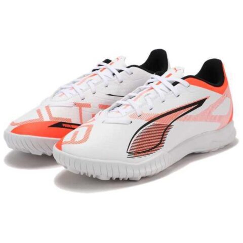 PUMA Ultra 5 Play TT Turf Abrasion Resistant Soccer Shoes Unisex White