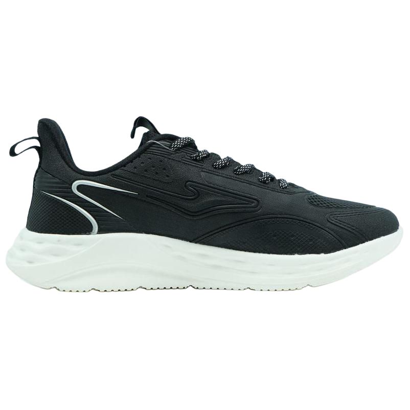 Erke Cushioning Abrasion Resistant Lightweight Low top Casual Running Shoes Men’s Black