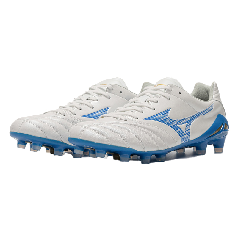 Mizuno Monarcida Neo 3 Fashion Abrasion Resistant Soccer Shoes Men’s White Blue