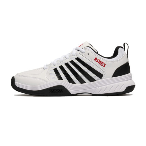 K·SWISS Abrasion Resistant Low top Tennis Shoes Men's Black White