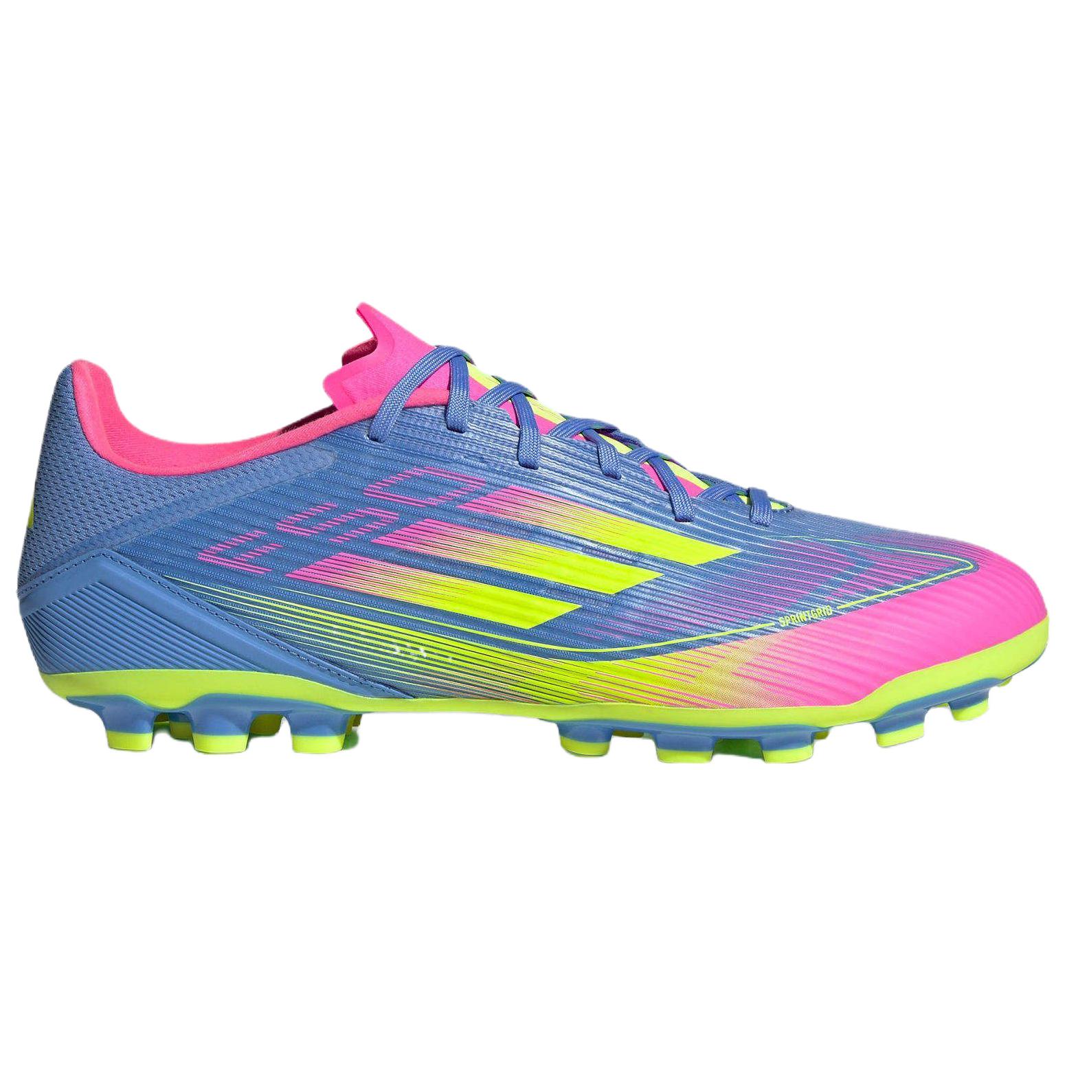 Adidas F50 League Ag Blue Fusion Lucid Lemon Lucid Pink