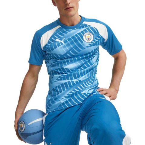 PUMA Manchester City Home Jersey Collection Soccer Jersey Men’s Blue