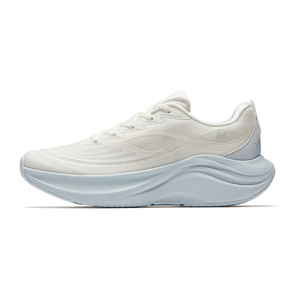 Anta Leaf 6.0 Low top EVA Midsole Casual Physical Fitness Test Physical Exam Running Shoes Women’s White Gray Blue