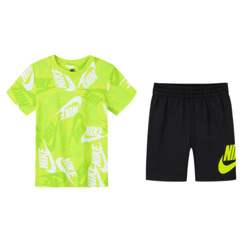 Nike Casual Sportswear 2 Piece Set Sprout Green Children Aged 3 7 Years Old