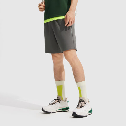 Li Ning Fitness Series Sports Shorts Men’s Road Gray