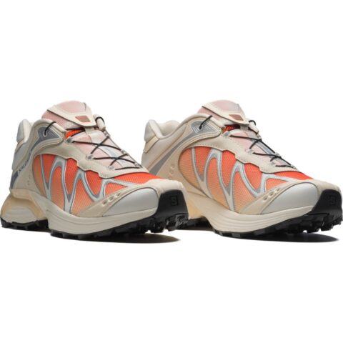 SALOMON XT WHISPER Cushioning Coverage Support Breathable Low top Casual Running Shoes Unisex Pink Orange