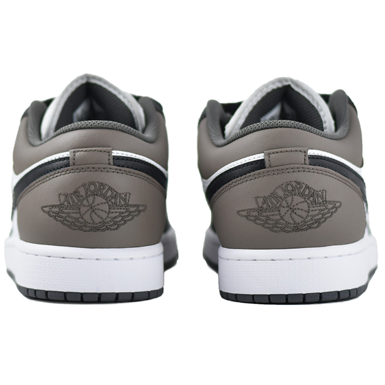Jordan Air Jordan 1 Cushioning Slip Resistant Abrasion Resistant Low top Vintage Basketball Shoes Unisex Black Brown