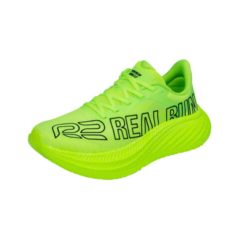 R2 REALRUN Running Shoes Unisex Low Top Neon Green