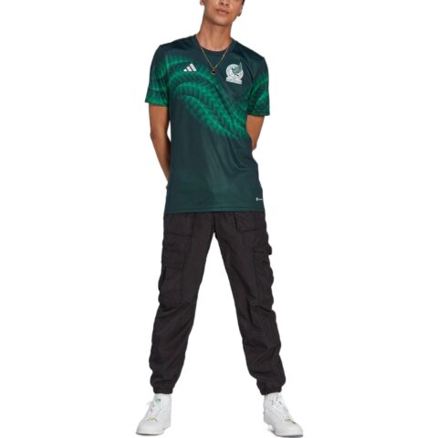 Adidas Soccer Jerseys Men’s Green Moderate Straight Fit