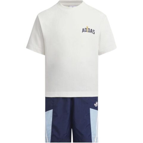 Adidas Originals Casual Sportswear White/Dark Indigo Children Aged 3 7 Years Old