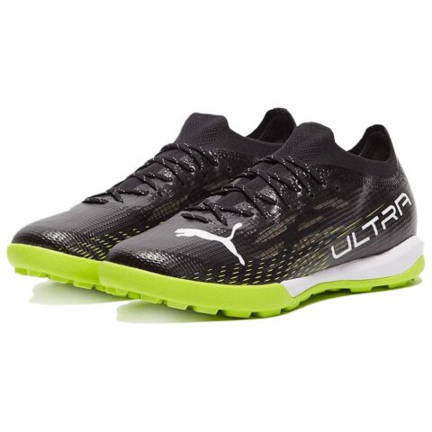 PUMA Ultra 1.3 AG Artificial Ground Artificial Turf Soccer Shoes Men’s Black Green White