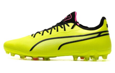 PUMA King Ultimate Mg Football Shoes ‘Solar Yellow’