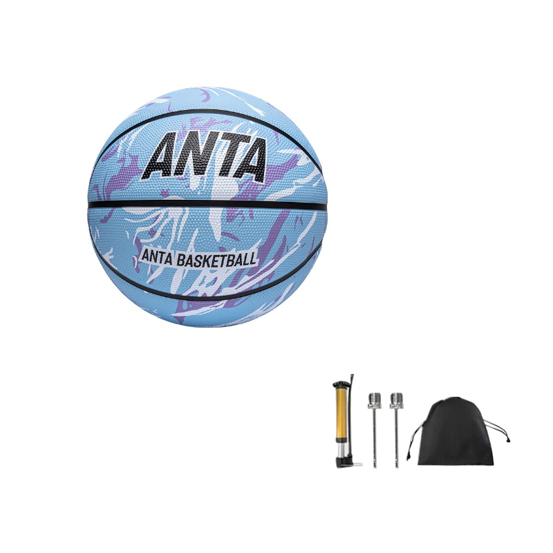 Anta Rubber Basketball Painted Blue Size 7/Size 5 Ball Street Training Competition Unisex China Mainland Version
