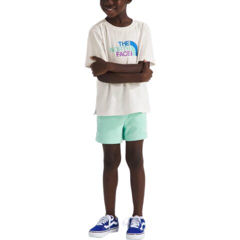 THE NORTH FACE Casual Sportswear SS25 Dune White/Green Children Aged 3 7 Years Old