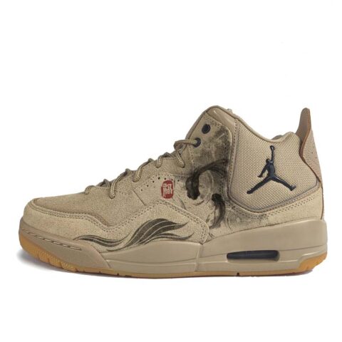 Jordan Courtside 23 Abrasion Resistant Mid top Vintage Basketball Shoes Men’s Brown