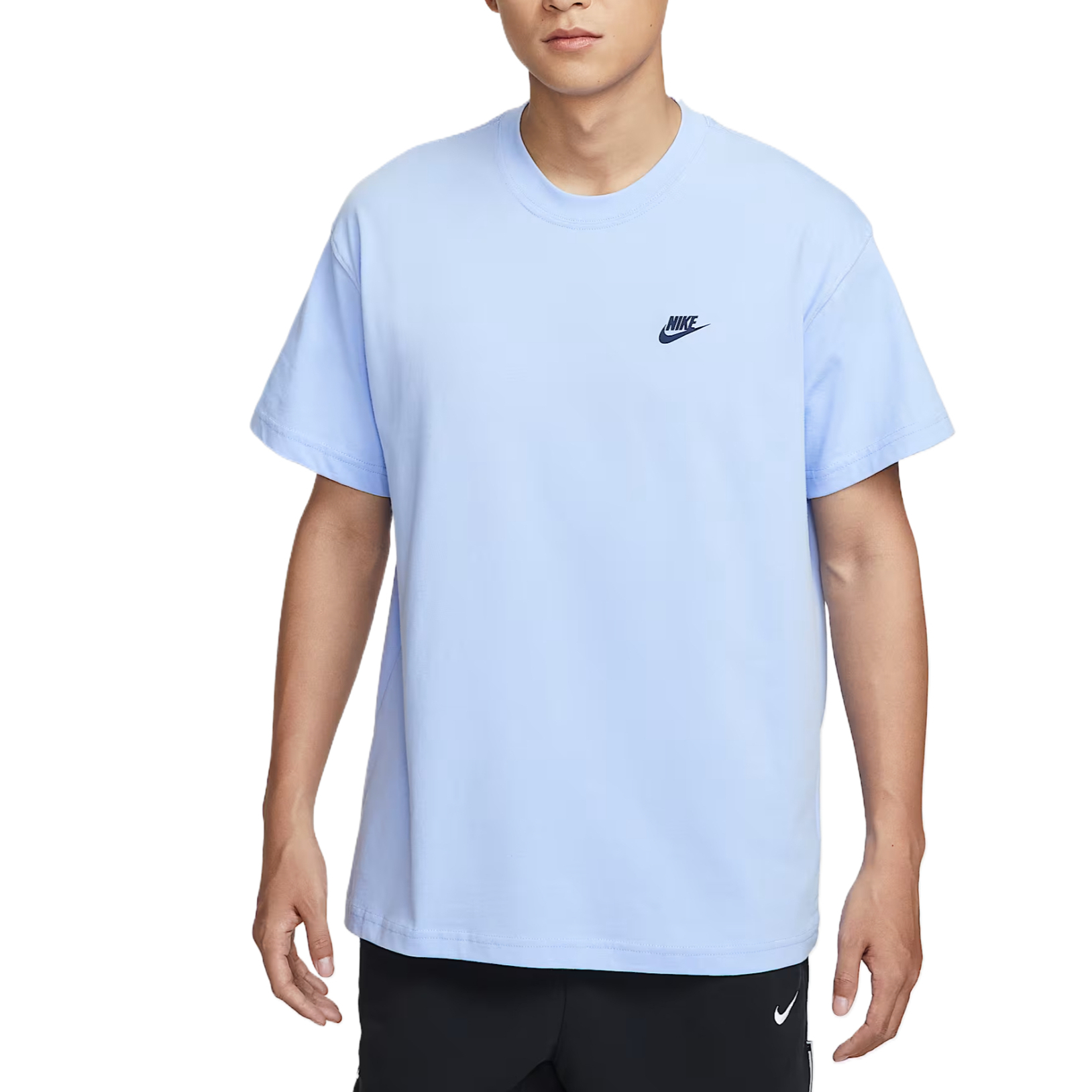 Nike Basketball Jerseys Men’s Aluminum Blue Crew Neck Moderate