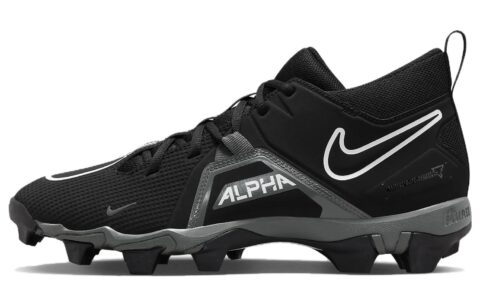 Nike Alpha Menace 3 Shark Cushioning Slip Resistant Abrasion Resistant Soccer Shoes Men’s Black