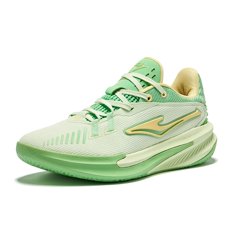 Erke Fearless 2.0 Basketball Shoes Men’s Low Top European Teal Lime Green