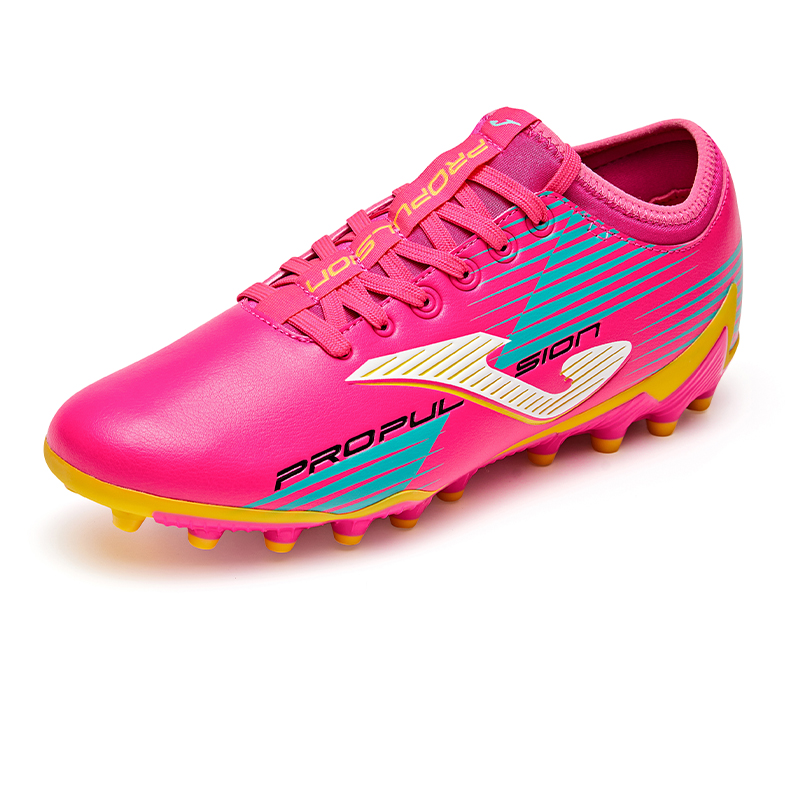 Joma MG Multi Ground Synthetic Leather Soccer Shoes Men’s Pink Blue