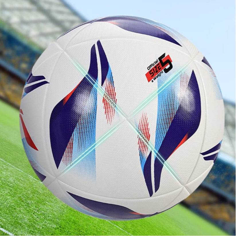 Li Ning Size 5 Soccer Ball TPU Unisex Dark Blue