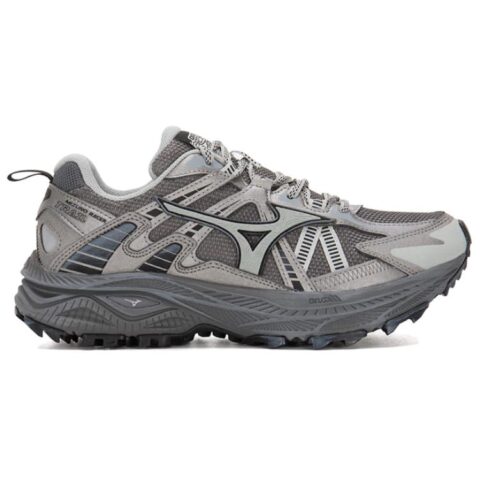 Mizuno Racer Trail Comfortable Cushioning Abrasion Resistant Breathable Running Shoes Unisex Dark Gray