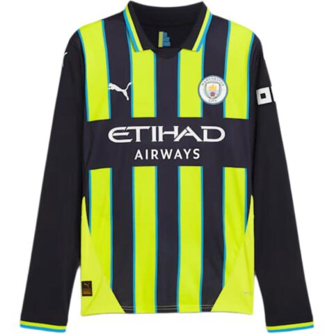 PUMA Manchester City 24/25 Men’s Replica Away Long Sleeve Soccer Jersey