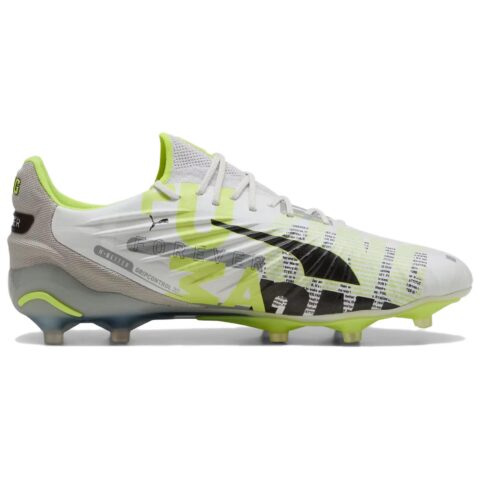 PUMA AG Artificial Ground FG Firm Ground Abrasion Resistant Soccer Shoes Men’s Gray Green