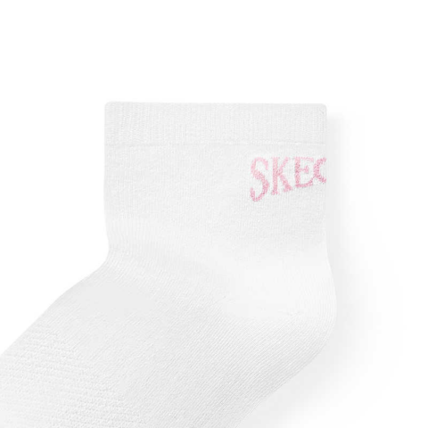 Skechers Sports League Collection Ankle Socks Women’s 2 Pack White/Glacier Gray