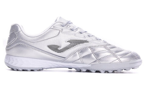 Joma TF Rubber Broken Studs HG Rubber Short Studs Synthetic Leather Abrasion Resistant Soccer Shoes Men’s Silver